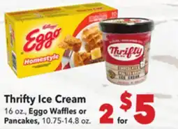Vallarta Supermarkets Thrifty Ice Cream offer
