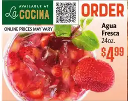 Vallarta Supermarkets Agua Fresca offer