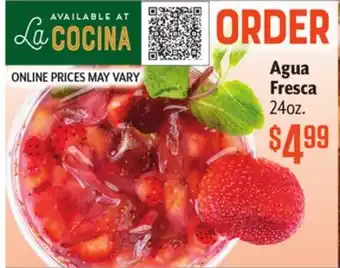Vallarta Supermarkets Agua Fresca offer