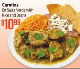 Vallarta Supermarkets Carnitas offer