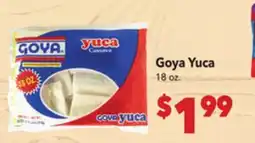 Vallarta Supermarkets Goya Yuca offer