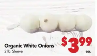 Vallarta Supermarkets Organic White Onions offer