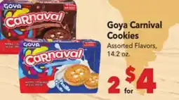Vallarta Supermarkets Goya Carnival Cookies offer