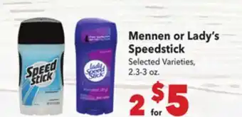 Vallarta Supermarkets Mennen or Lady's Speedstick offer