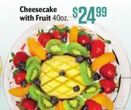 Vallarta Supermarkets Cheesecake with Fruit offer
