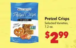 Vallarta Supermarkets Pretzel Crisps offer