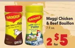 Vallarta Supermarkets Maggi Chicken & Beef Bouillon offer