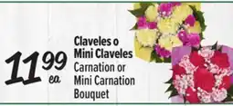 El Super Fresh Carnation or Mini Carnation Bouquet offer