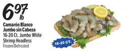 El Super Fresh Jumbo White Shrimp Headless offer