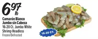 El Super Fresh Jumbo White Shrimp Headless offer
