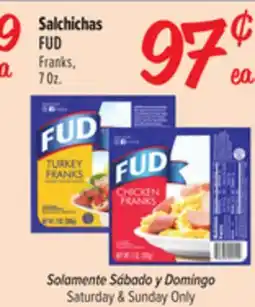 El Super Fresh FUD Franks offer