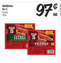 El Super Fresh Bar-S Franks offer