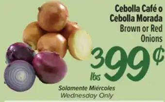 El Super Fresh Brown or Red Onions offer