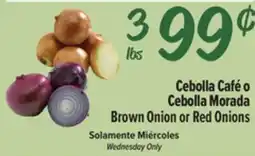 El Super Brown Onion or Red Onions offer