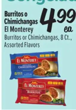 El Super Burritos or Chimichangas offer