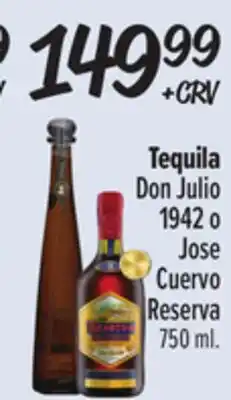 El Super Don Julio 1942 o Jose Cuervo Reserva offer