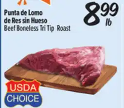 El Super Beef Boneless Tri Tip Roast offer