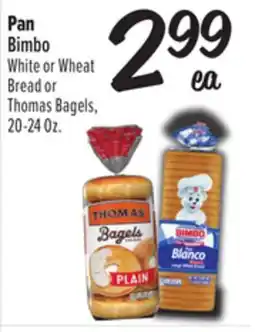 El Super Pan Bimbo White or Wheat Bread offer