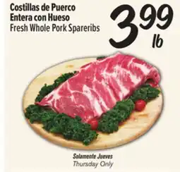 El Super Fresh Whole Pork Spareribs offer