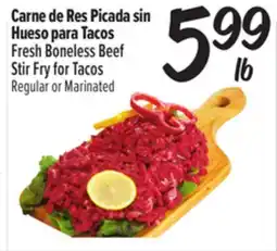 El Super Fresh Boneless Beef Stir Fry for Tacos offer