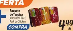 El Super Marinated Beef, Pork or Chicken offer
