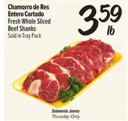 El Super Fresh Whole Sliced Beef Shanks offer