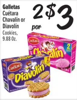 El Super Chavalín or Diavolín Cookies offer