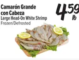 El Super Large Head-On White Shrimp offer