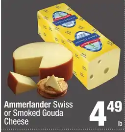 Super King Markets Ammerlander Swiss or Smoked Gouda Cheese offer