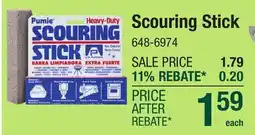 Menards Scouring Stick offer
