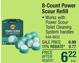 Menards 8-Count Power Scour Refill offer