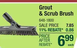 Menards Grout & Scrub Brush offer
