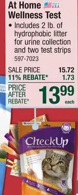 Menards At Home Wellness Test offer