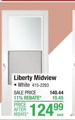 Menards Liberty Midview offer