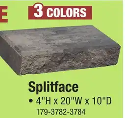 Menards Kendall Splitface Retaining Wall Blocks offer