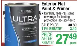 Menards Exterior Flat Paint & Primer offer
