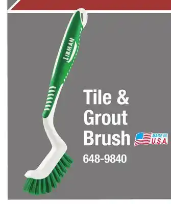 Menards Tile & Grout Brush offer