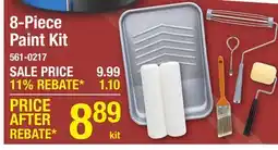 Menards 8-Piece Paint Kit offer