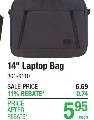Menards 14 Laptop Bag offer