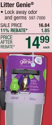 Menards Litter Genie offer