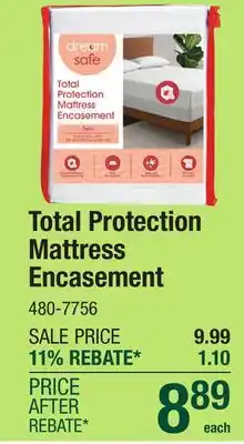 Menards Total Protection Mattress Encasement offer
