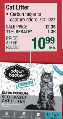 Menards Cat Litter offer