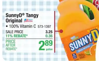 Menards SunnyD Tangy Original offer