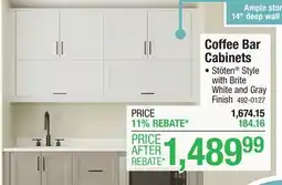 Menards Coffee Bar Cabinets offer
