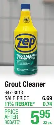 Menards Grout Cleaner offer
