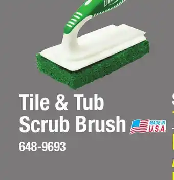 Menards Tile & Tub Scrub Brush offer