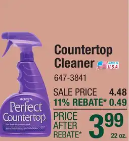 Menards Countertop Cleaner offer