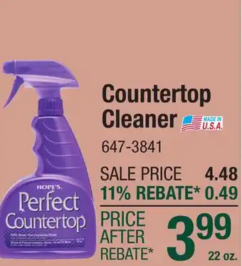 Menards Countertop Cleaner offer