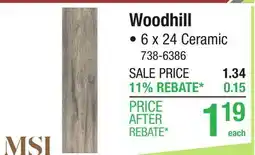 Menards Woodhill offer