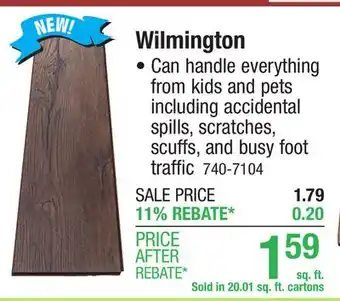 Menards Wilmington offer